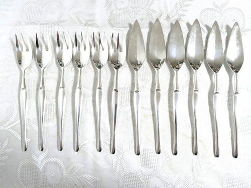 Personen fischbesteck - 6,