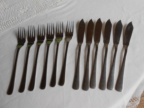 Fischbesteck für personen - fischbesteck,