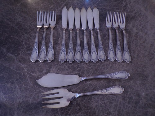 Elegantes silberbesteck rokoko - elegantes,