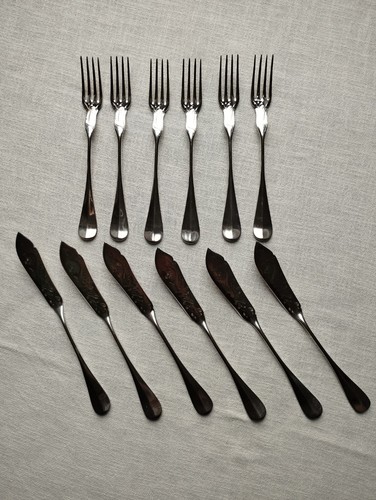 Jugendstil fischbesteck - jugendstil,