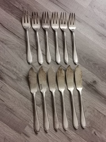 Vintage fischbesteck für - fischbesteck,