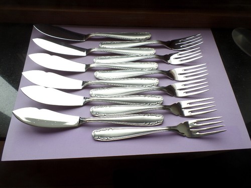 Personen fischbesteck 12 - 6,