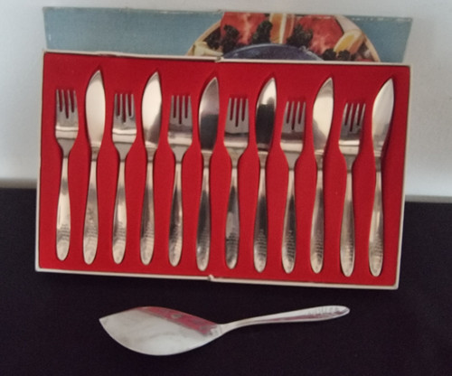 Fischbesteck mit fischheber - mit,